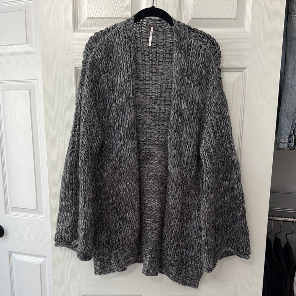 Free People Gray Knit Women's Sweater